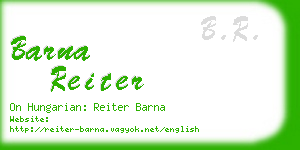 barna reiter business card